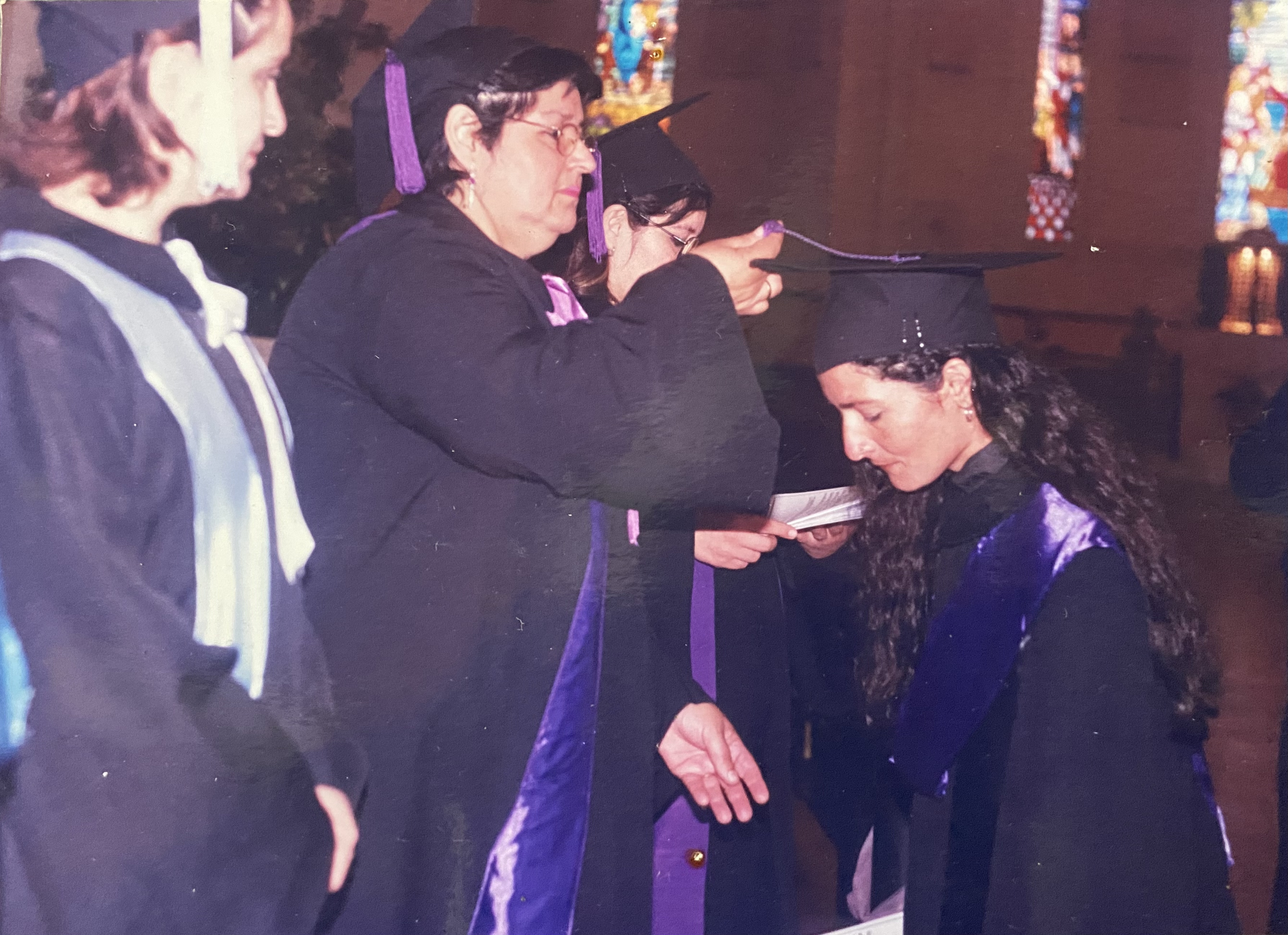 Grupo de Enfermería en la Basílica de Caacupé